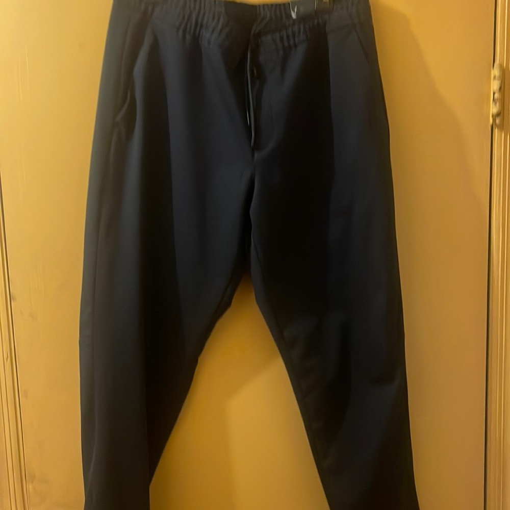 Perry Ellis blue polyester nylon viscose sweat penny’s large